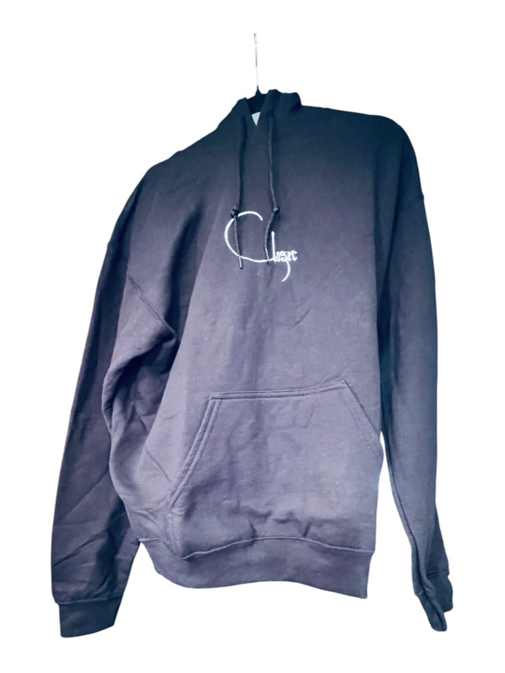 Gildan Closer Graffiti Graphic Black Hoodie Streetwear Size Medium